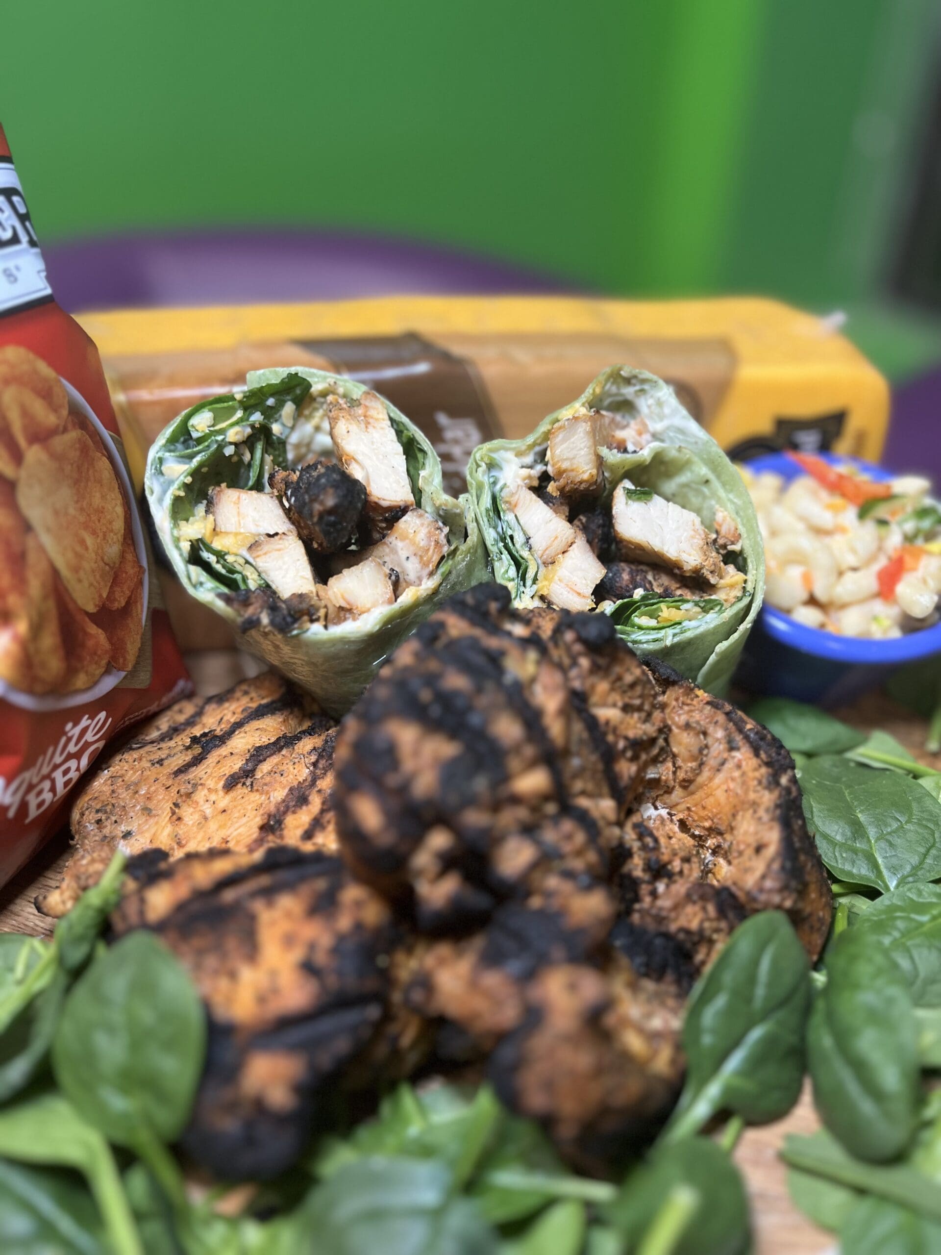 Cajun Chicken Wrap