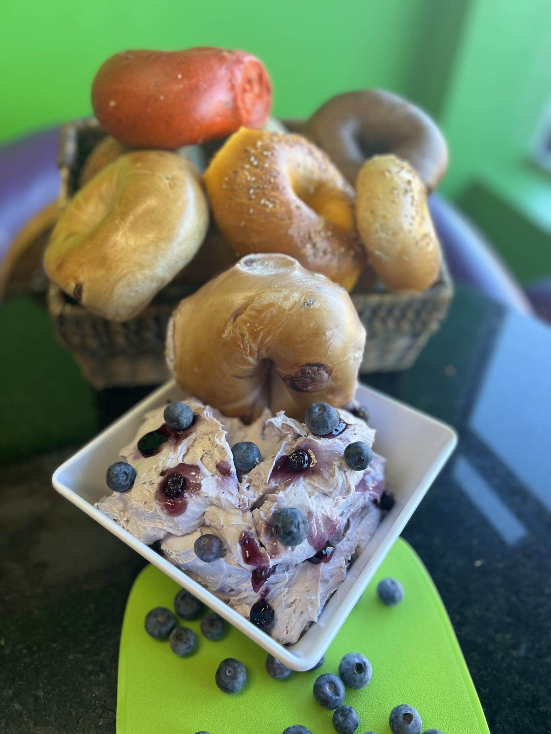 Honey Blueberry Cream Cheese